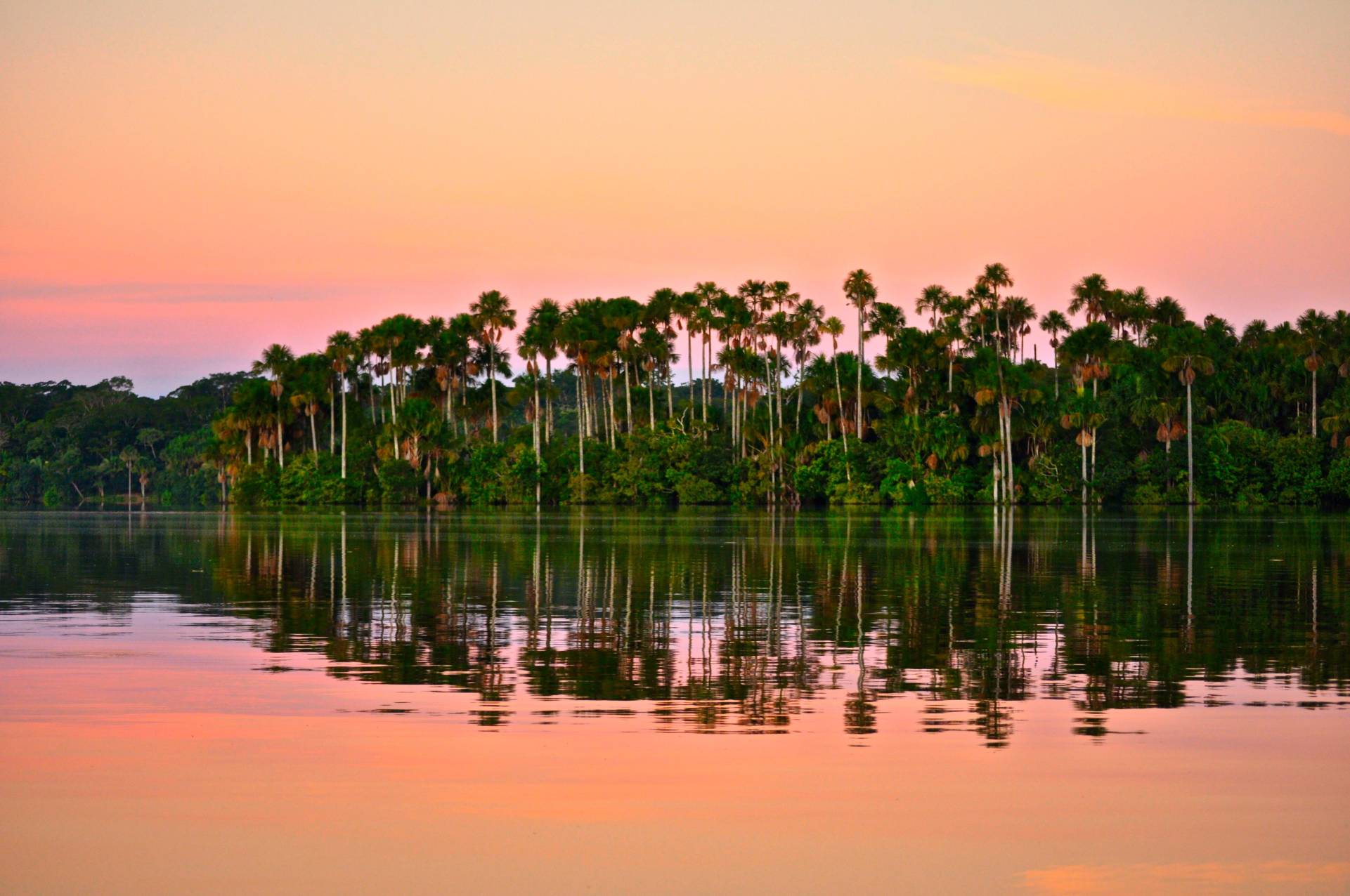 Sandoval Lake at sunset