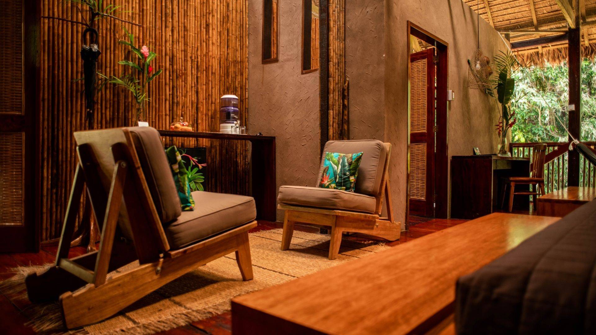 Posada Amazonas sitting area