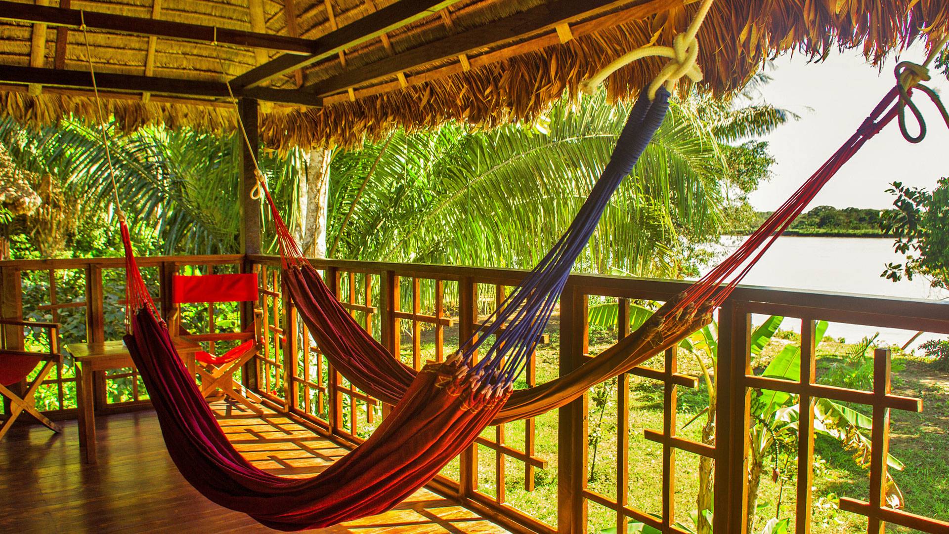Terraza en Bungalow